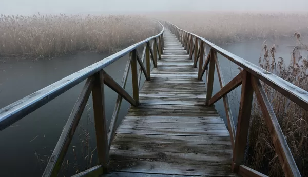 Tajemná lávka jen pro otrlé. Nebo možný vstup do onoho světa?